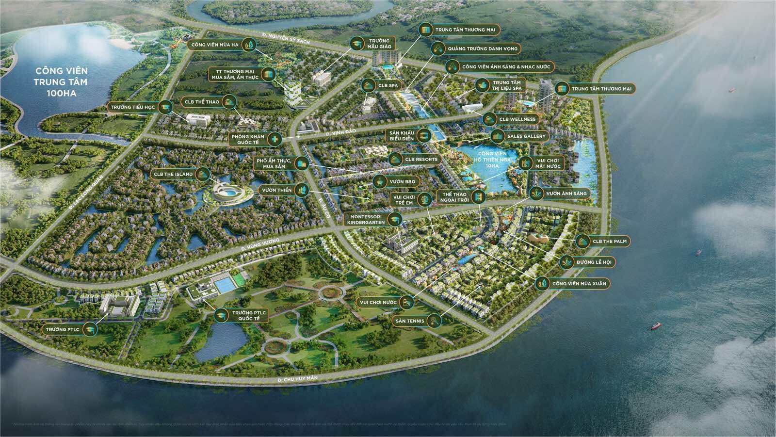 Mặt bằng dự án Ecopark Vinh
