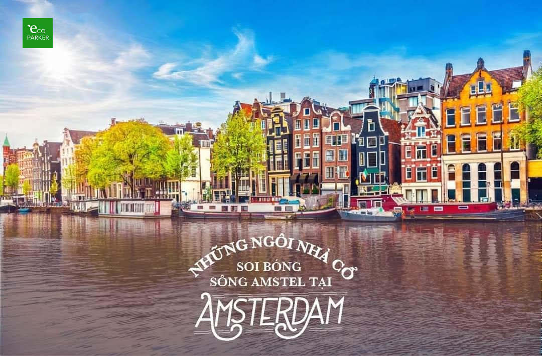 Cảnh quan Nhà phố quảng trường Marina Amsterdam Ecopark