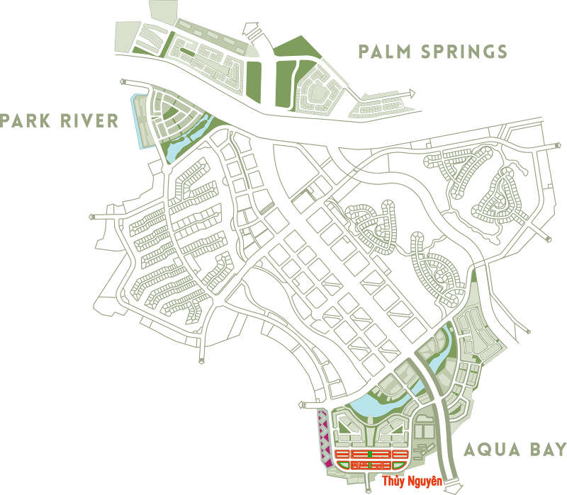 Vị trí nhà phố Thủy Nguyên Ecopark