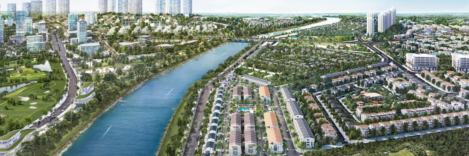 Nhà phố 1C Spring Valley Ecopark