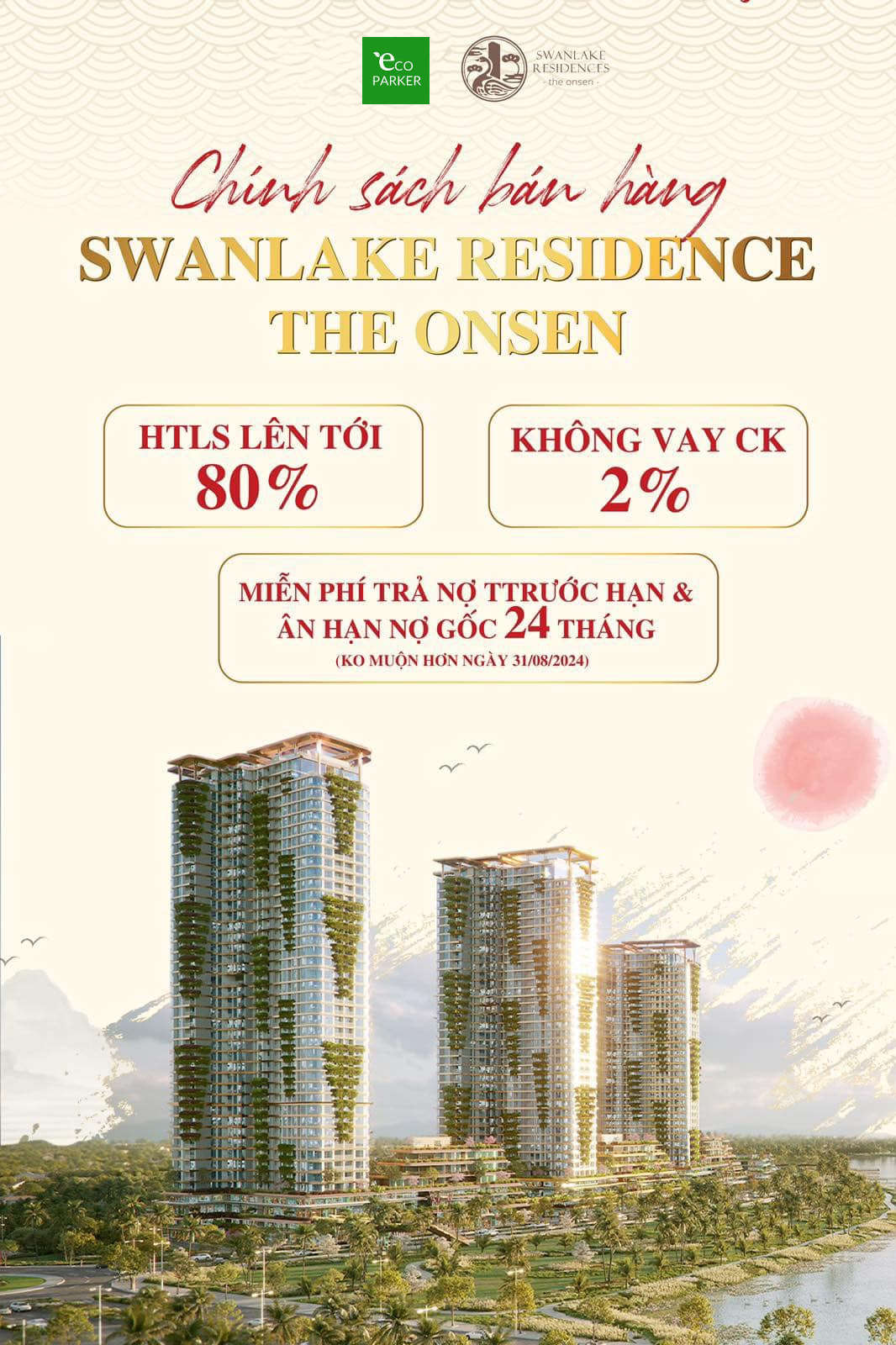Chính sách bán hàng Swanlake Onsen Ecopark