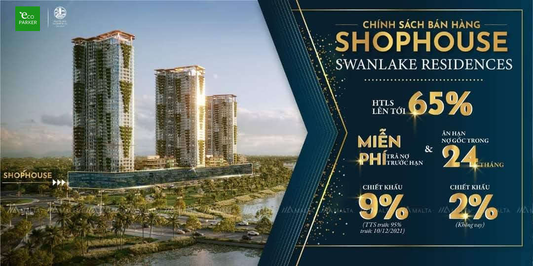 Chính sách bán hàng Shophouse khối đế Swanlake Onsen Ecopark