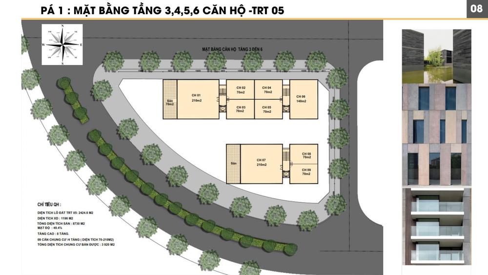 Chung cư trung tầng Thuỷ Tiên Ecopark - Mặt bằng căn hộ