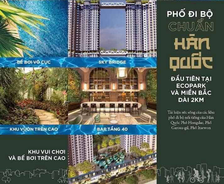 Phố đi bộ Hàn Quốc Ecopark