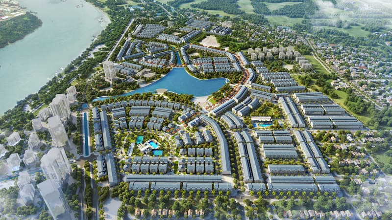 Translation: With the EcoPark Hải Dương map, you will easily locate the roads, public areas, and utilities that serve residents. With many ongoing projects, EcoPark will become one of the most attractive destinations in Hải Dương by 2024.