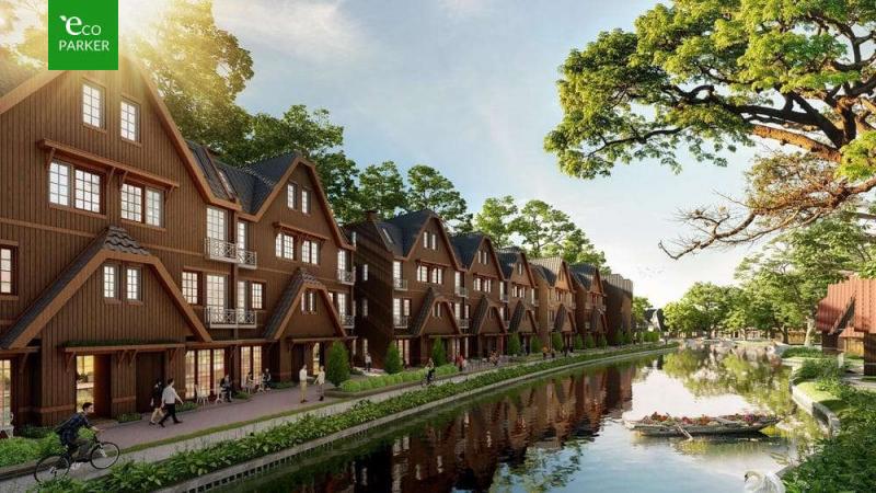 Nhà phố 3 mặt tiền căn góc Làng Hà Lan Ecopark