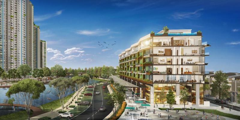 Nhà phố điển hình Marina Arc Ecopark