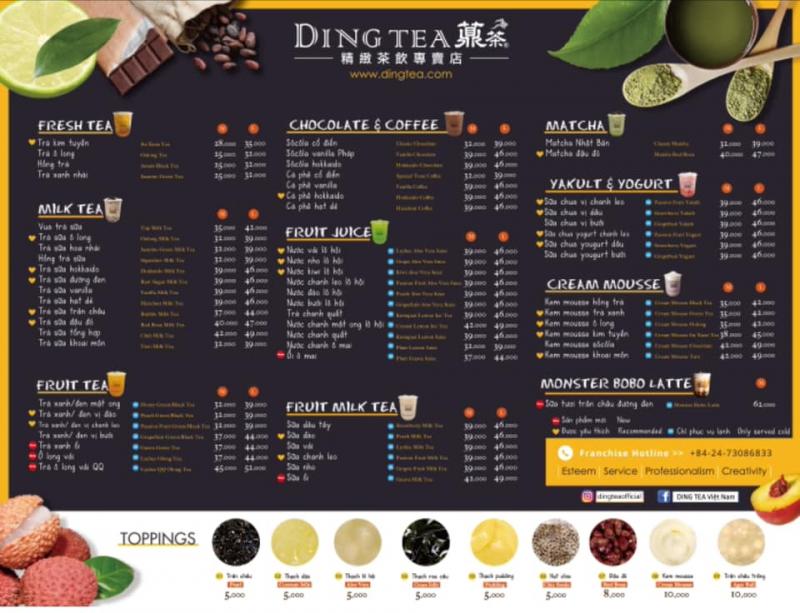 Quán đồ uống Ding Tea Ecopark Ecopark