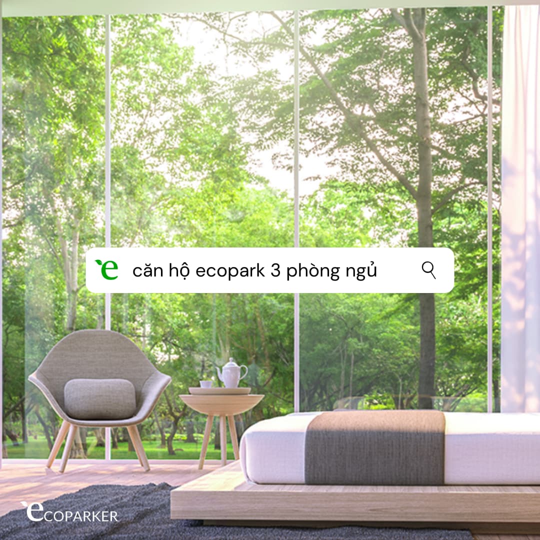căn hộ ecopark 3 phòng ngủ