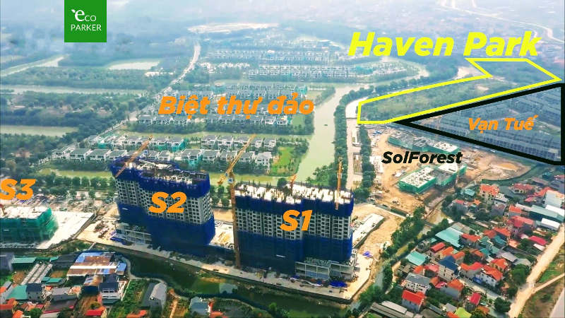 Tiến độ Haven Park Ecopark tháng 3 năm 2021
