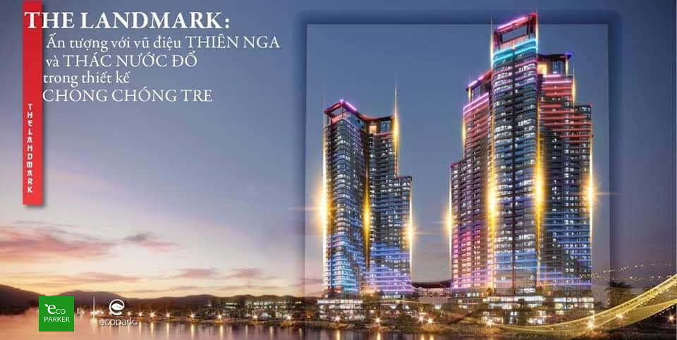Thiết kế ấn tượng của tòa Landmark dự án Swanlake Onsen Ecopark