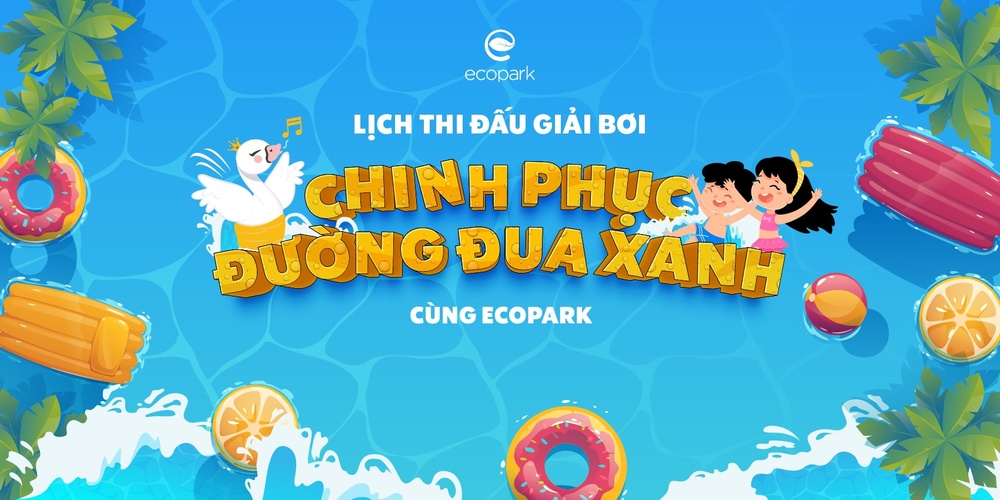Giải bơi Chinh phục đường đua xanh cùng Ecopark 2022