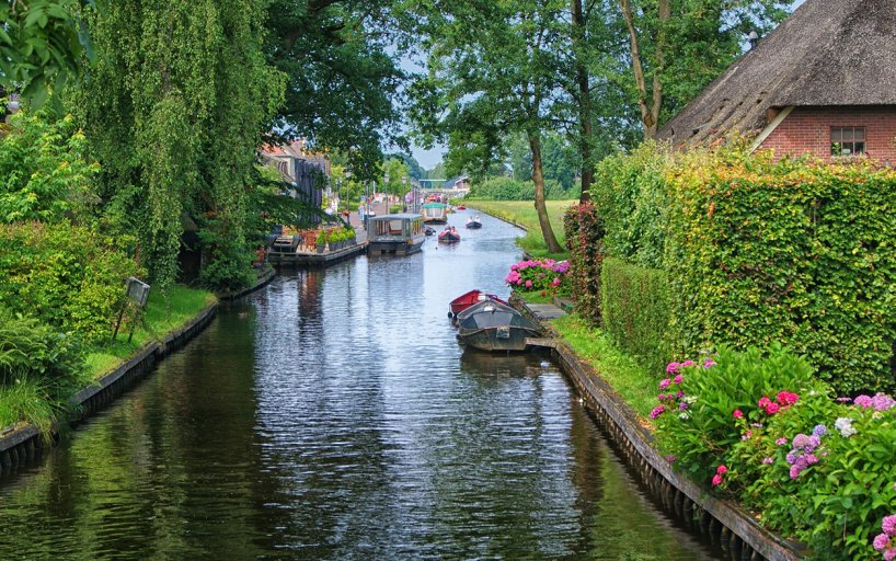 Làng Giethoorn Hà Lan