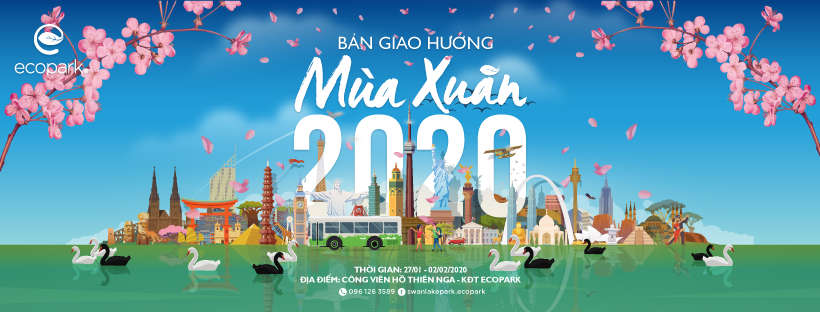 Lễ hội Tết 2020 Canh Tý ở Ecopark: Bản giao hưởng mùa xuân