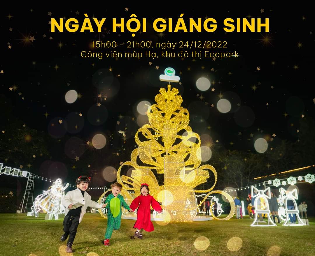 Sự kiện Giáng sinh 2022 tại Ecopark