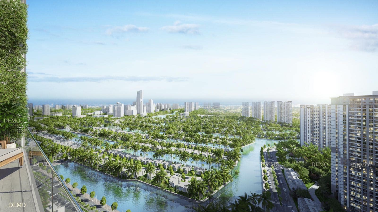 View triệu đô biệt thự đảo ở Chung cư The Island Bay Ecopark
